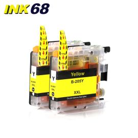 Compatible Brother LC205Y Yellow Super High-Yield Ink Cartridge Twin Pack
