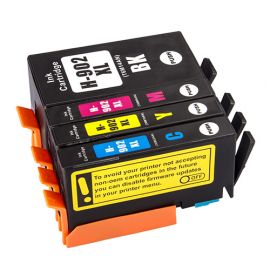 Compatible HP 902XL Ink Cartridge High-Yield 4-Piece Combo Pack
