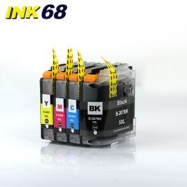 Compatible Brother LC207 & LC205 Ink Cartridge Super High-Yield 4-Piece Combo Pack