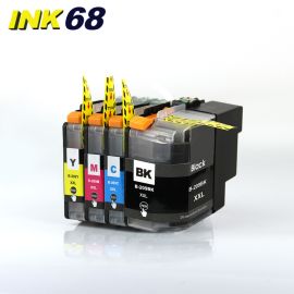 Compatible Brother LC209 & LC205 Ink Cartridge 4-Pack Super High-Yield