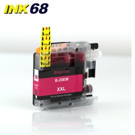 Compatible  Brother LC20EM Magenta High-Yield Ink Cartridge