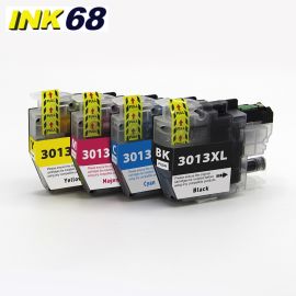 Compatible Brother LC3013 Ink Cartridge High-Yield Ink 4-Piece Combo Pack