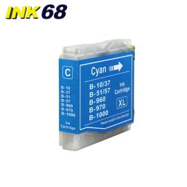Compatible Brother LC51C Cyan Ink Cartridge Twin Pack
