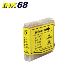 Compatible Brother LC51Y Yellow Ink Cartridge Twin Pack