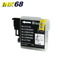 Compatible Brother LC61BK Black Ink Cartridge Twin Pack