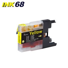 Compatible Brother LC75Y (Replaces LC71Y) Yellow High-Yield Ink Twin Pack