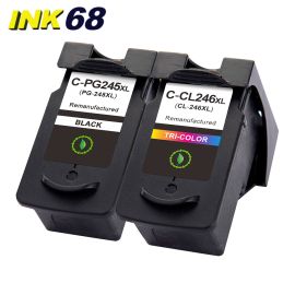 Remanufactured Canon PG-245XL & 246XL Ink Cartridges 2-Pack High Yield