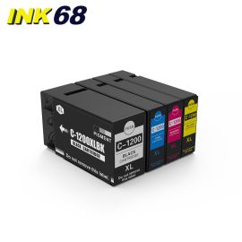 Compatible Canon PGI-1200XL Ink Cartridge 4-Pack High-Yield