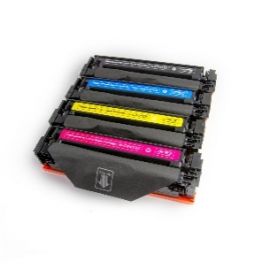Compatible HP CF410X CF411X CF412X CF413X Toner Cartridge High-Yield 4-Piece Combo Pack